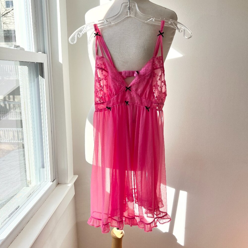 Y2k BETSEY JOHNSON lingerie baby doll nightie